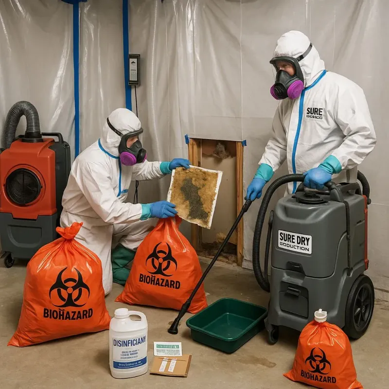 Contaminated Water Handling Protocols process in Kingman County, KS